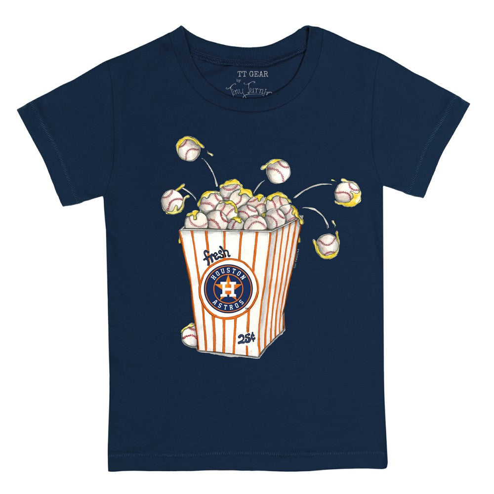 Houston Astros Tiny Turnip Youth Popcorn T-Shirt Navy