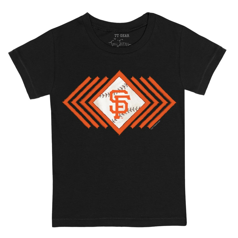 San Francisco Giants Tiny Turnip Youth Prism Arrows T-Shirt Black
