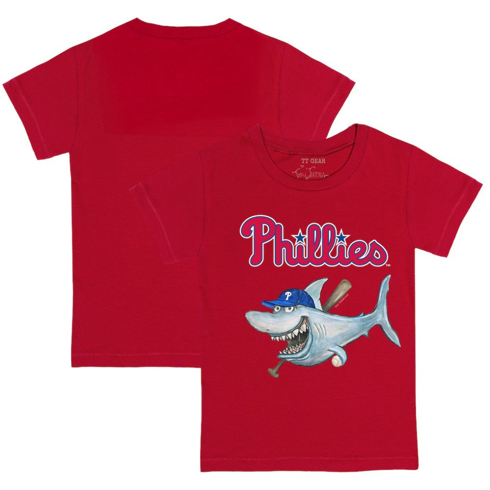 Philadelphia Phillies Tiny Turnip Youth Shark T-Shirt Red