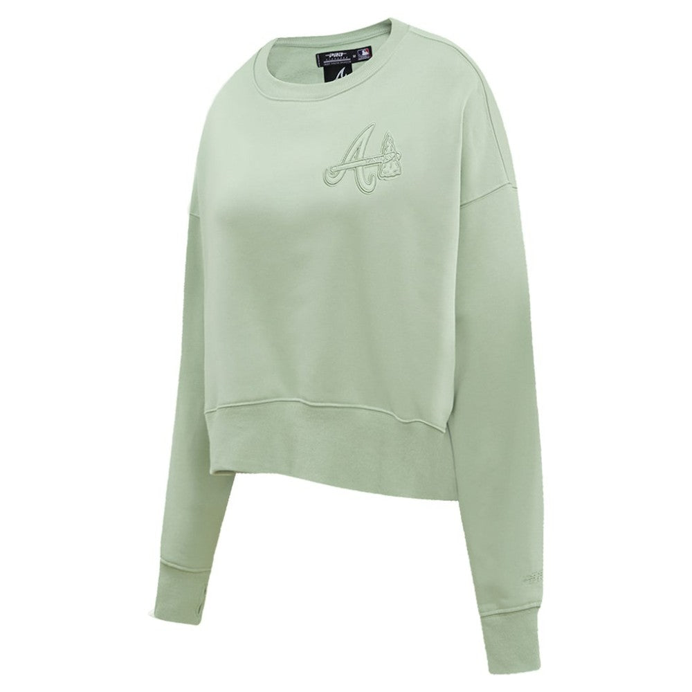 Atlanta Braves Pro Standard Women's Fleece Pullover Sweatshirt Green