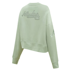 Atlanta Braves Pro Standard Women's Fleece Pullover Sweatshirt Green