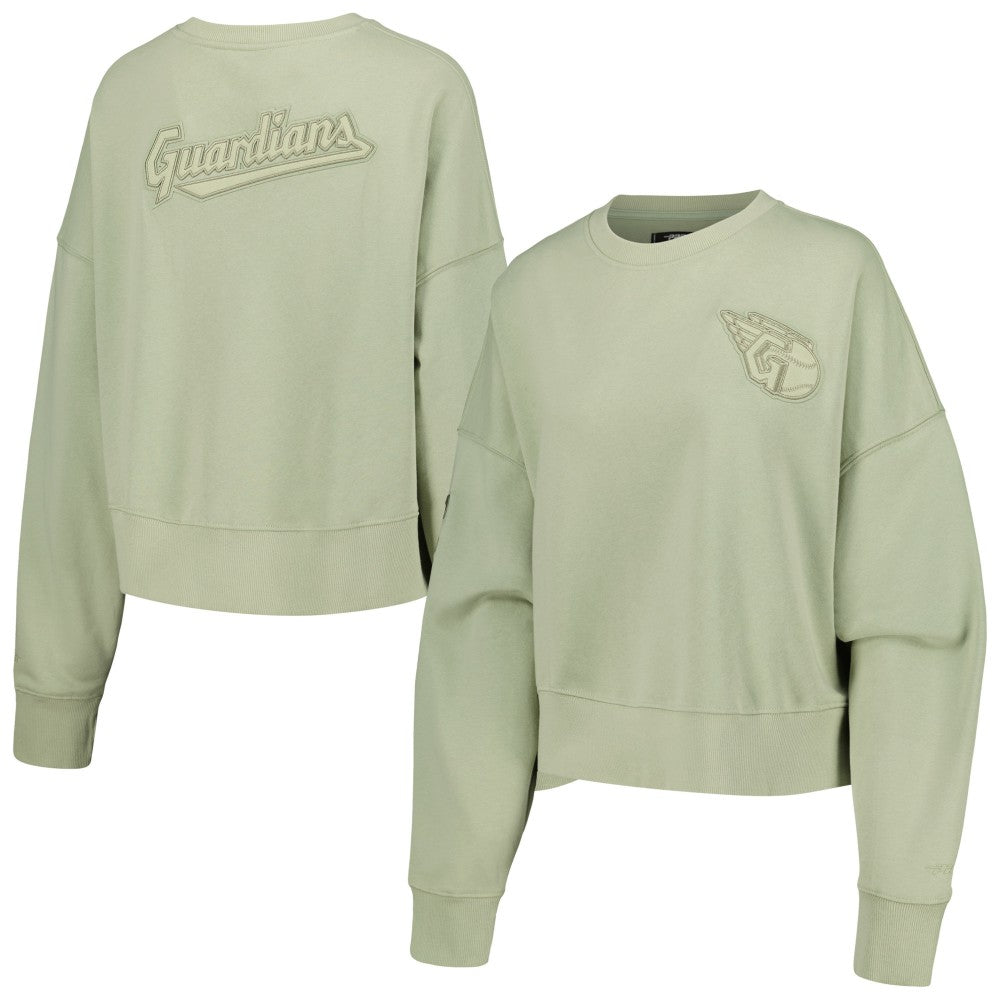 Cleveland Guardians Pro Standard Women's Fleece Pullover Sweatshirt Green