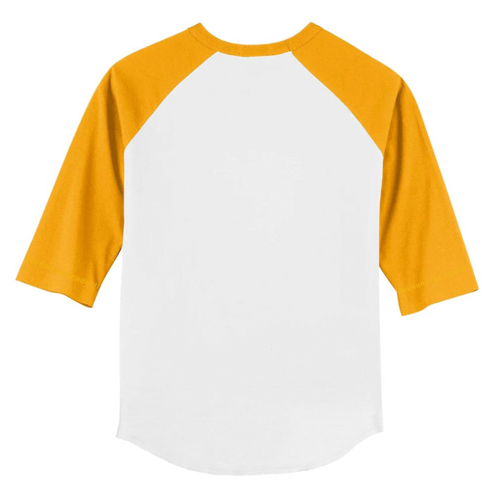 San Diego Padres Tiny Turnip Youth Stacked 3/4-Sleeve Raglan T-Shirt White/Gold
