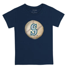 Seattle Mariners Tiny Turnip Youth Stitched Baseball T-Shirt Navy
