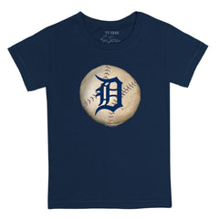 Detroit Tigers Tiny Turnip Youth Stitched Baseball T-Shirt Navy
