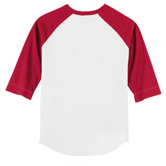 St. Louis Cardinals Tiny Turnip Youth Stitched Baseball 3/4-Sleeve Raglan T-Shirt White/Red