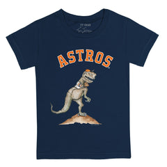 Houston Astros Tiny Turnip Youth TT Rex T-Shirt Navy