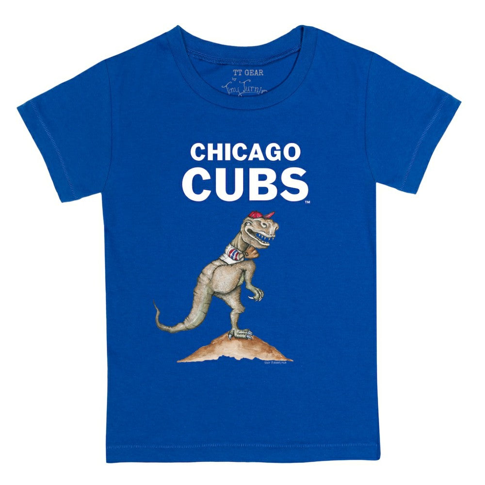 Chicago Cubs Tiny Turnip Youth TT Rex T-Shirt Royal