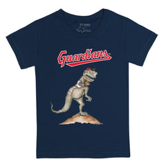 Cleveland Guardians Tiny Turnip Youth TT Rex T-Shirt Navy