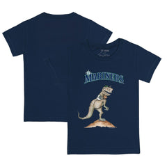 Seattle Mariners Tiny Turnip Youth TT Rex T-Shirt Navy