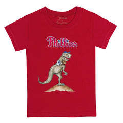 Philadelphia Phillies Tiny Turnip Youth TT Rex T-Shirt Red