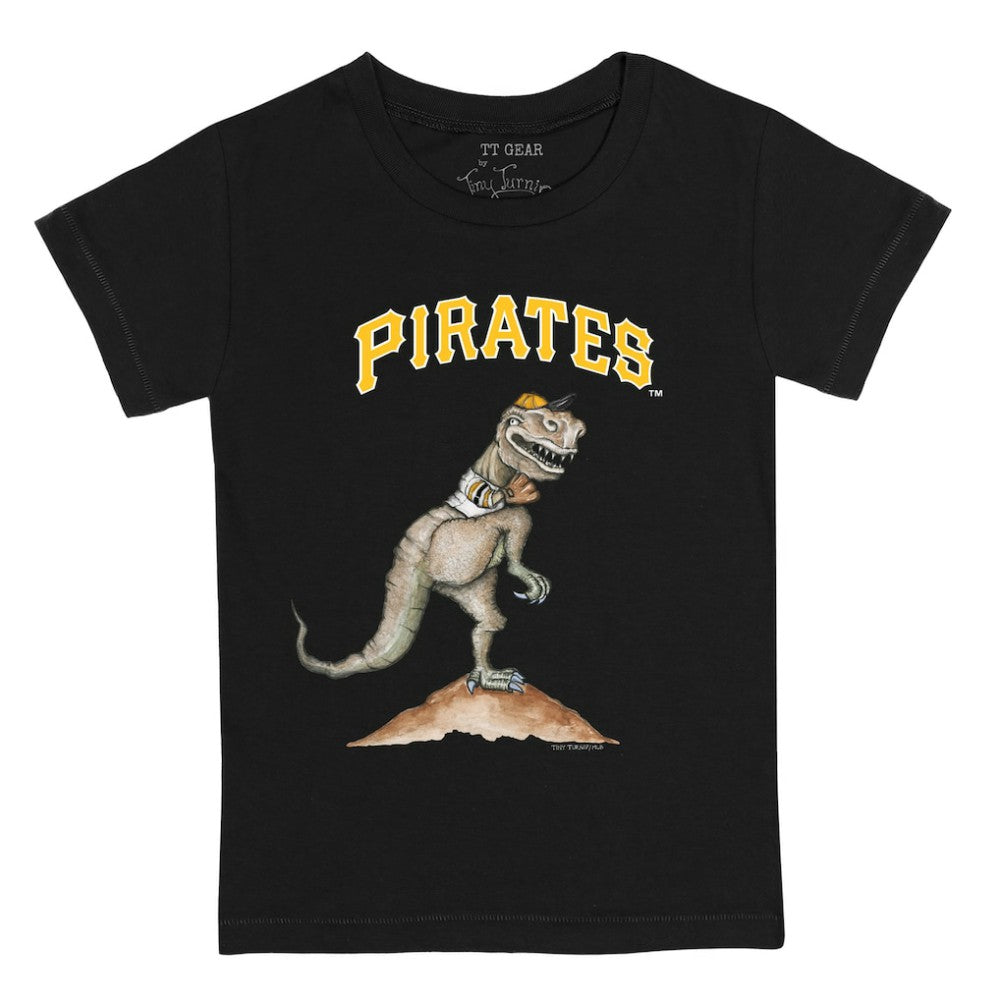 Pittsburgh Pirates Tiny Turnip Youth TT Rex T-Shirt Black