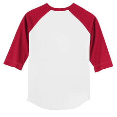 Philadelphia Phillies Tiny Turnip Youth TT Rex 3/4-Sleeve Raglan T-Shirt White/Red