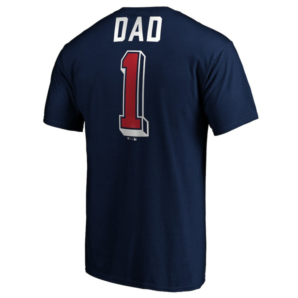 Boston Red Sox Number One Dad T-Shirt Navy
