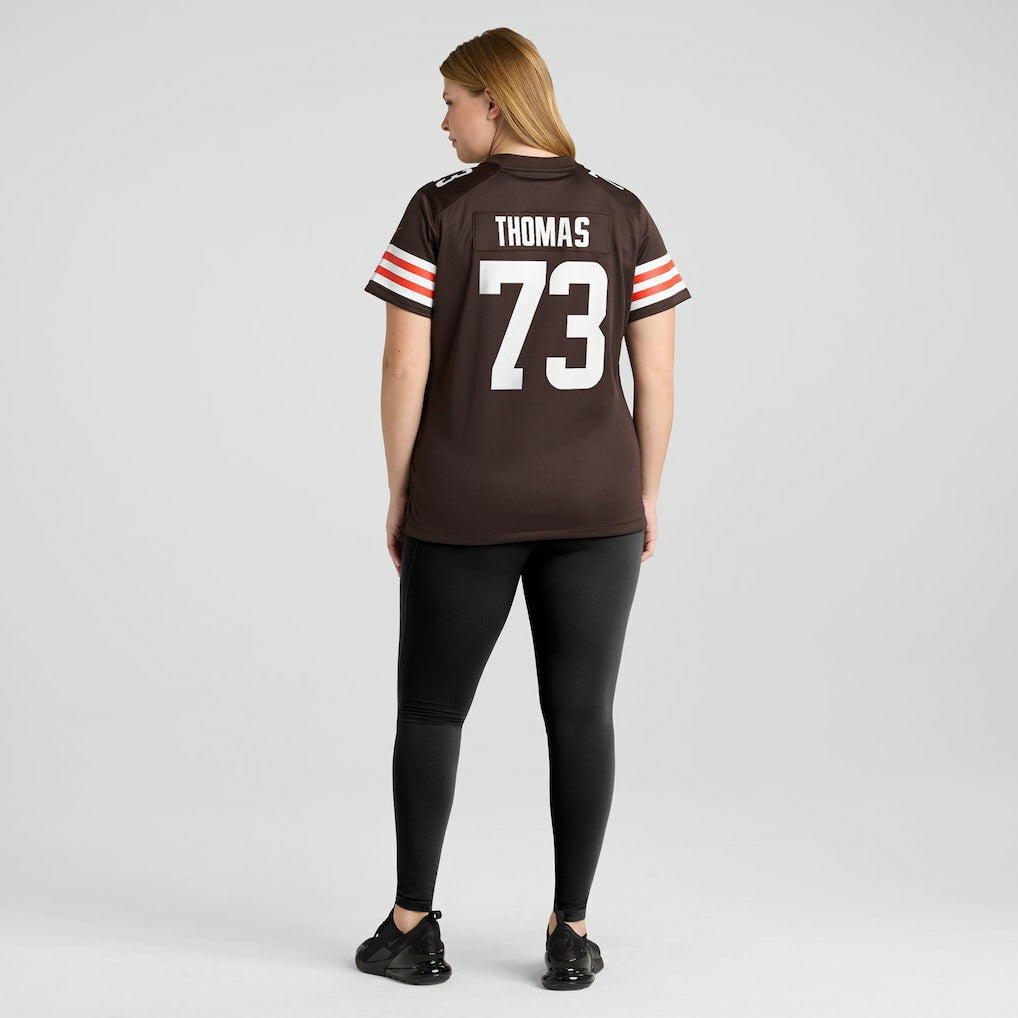 Joe Thomas Cleveland Browns Women's Retired Game Player Jersey - Brown