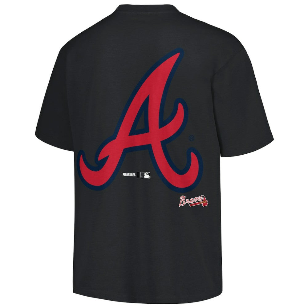 Atlanta Braves PLEASURES Ballpark T-Shirt Black