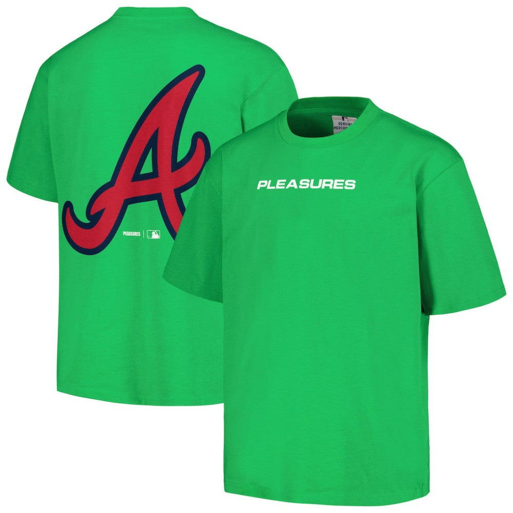Atlanta Braves PLEASURES Ballpark T-Shirt Green