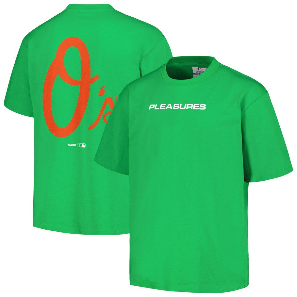 Baltimore Orioles PLEASURES Ballpark T-Shirt Green