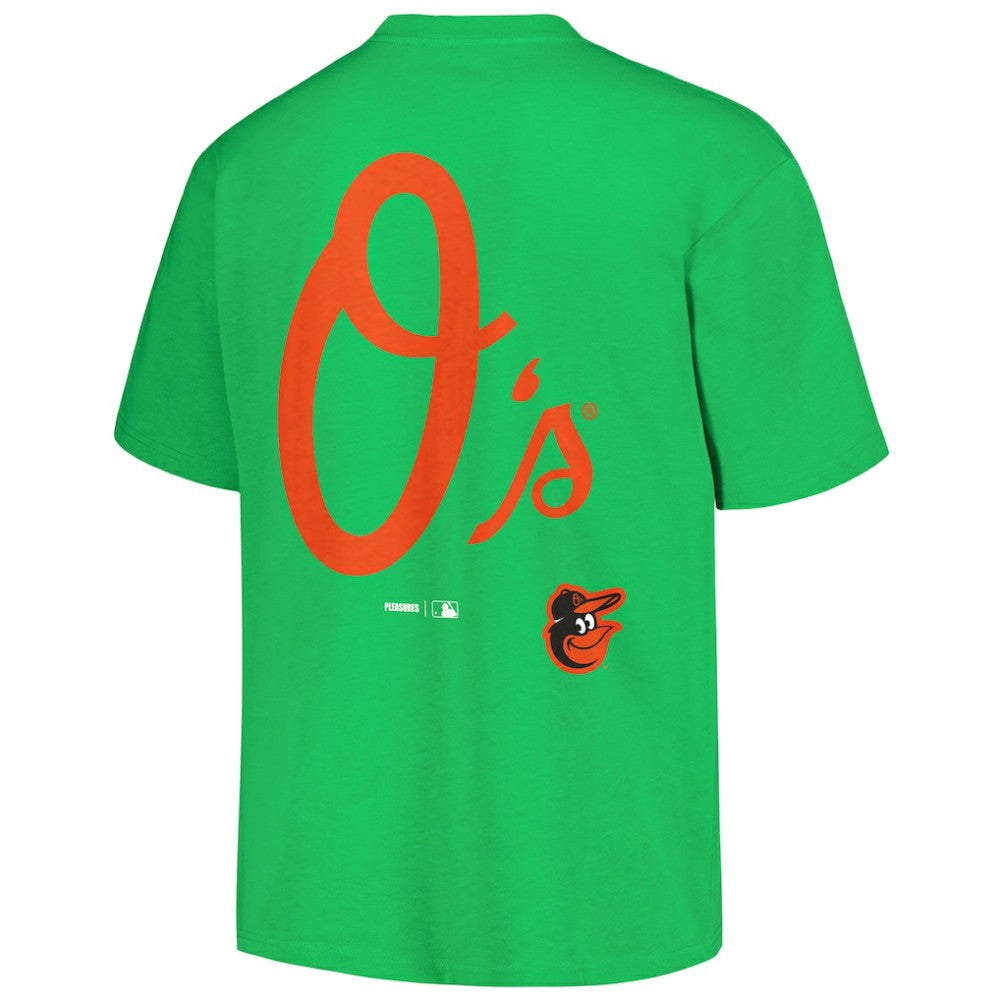 Baltimore Orioles PLEASURES Ballpark T-Shirt Green