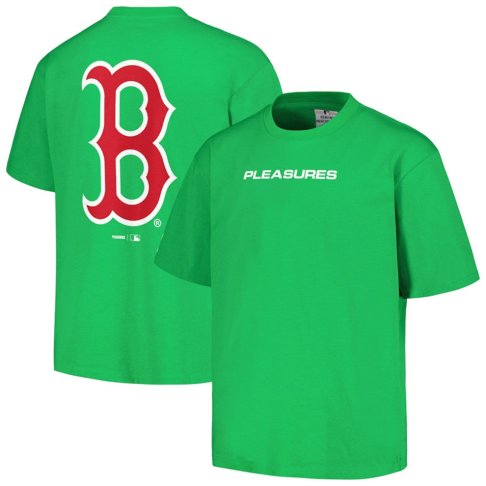 Boston Red Sox PLEASURES Ballpark T-Shirt Green