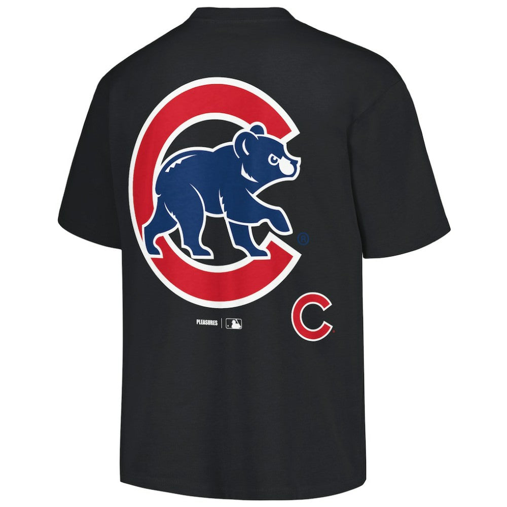 Chicago Cubs PLEASURES Ballpark T-Shirt Black