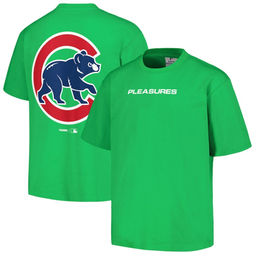 Chicago Cubs PLEASURES Ballpark T-Shirt Green