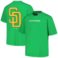 San Diego Padres PLEASURES Ballpark T-Shirt Green