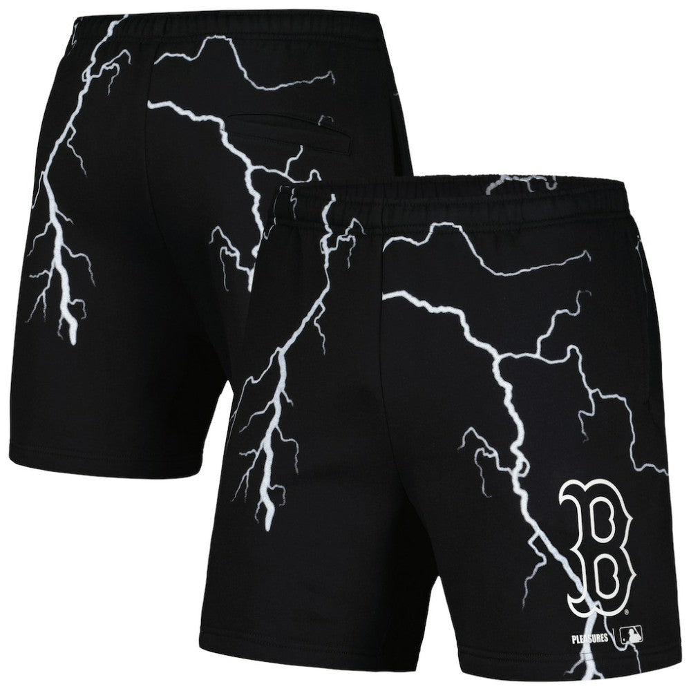 Boston Red Sox PLEASURES Lightning Shorts Black