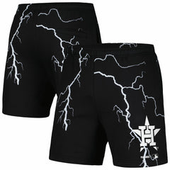 Houston Astros PLEASURES Lightning Shorts Black