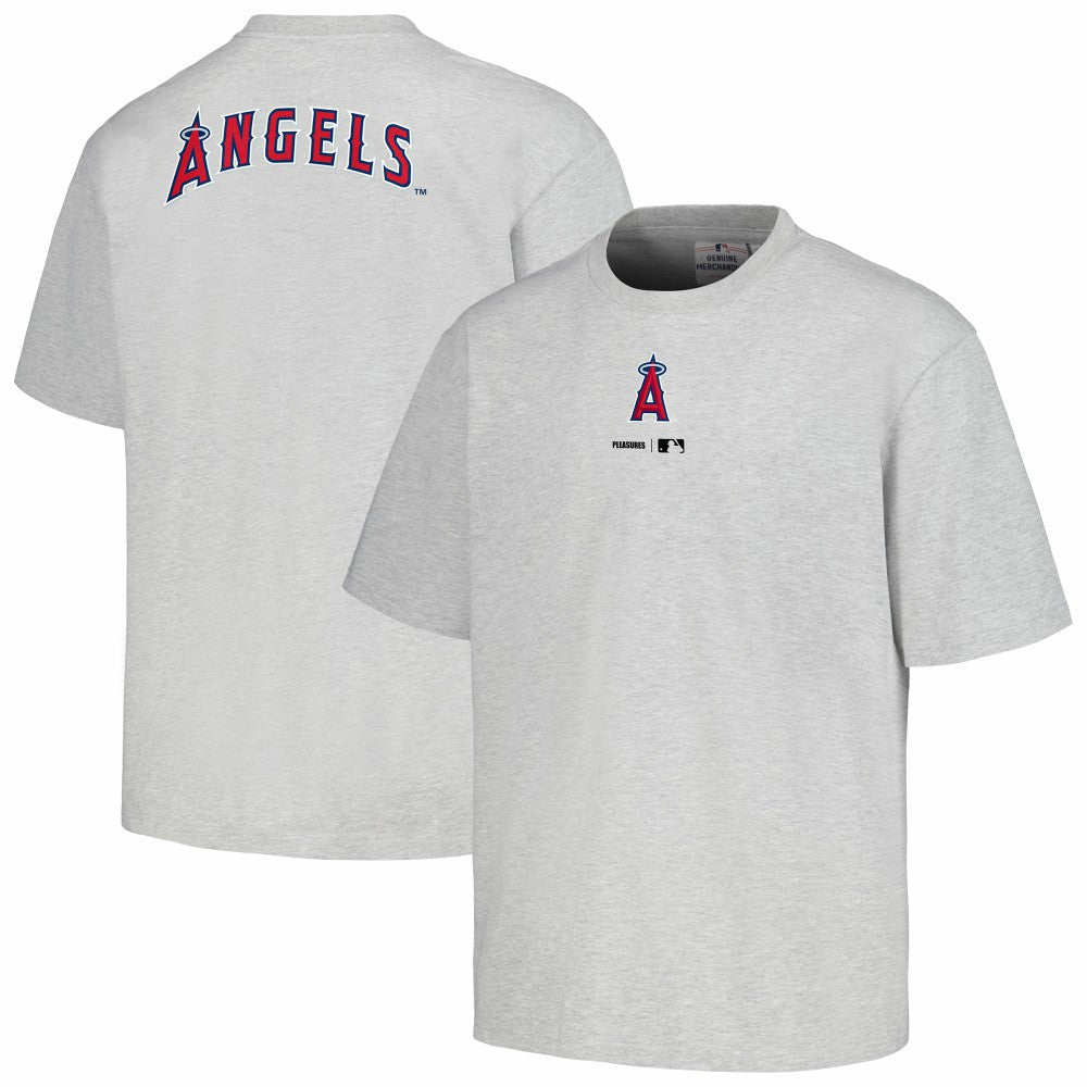 Los Angeles Angels PLEASURES Mascot T-Shirt Gray