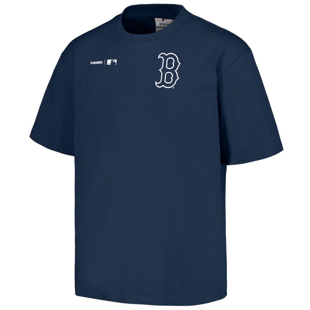 Boston Red Sox PLEASURES Precision T-Shirt Navy