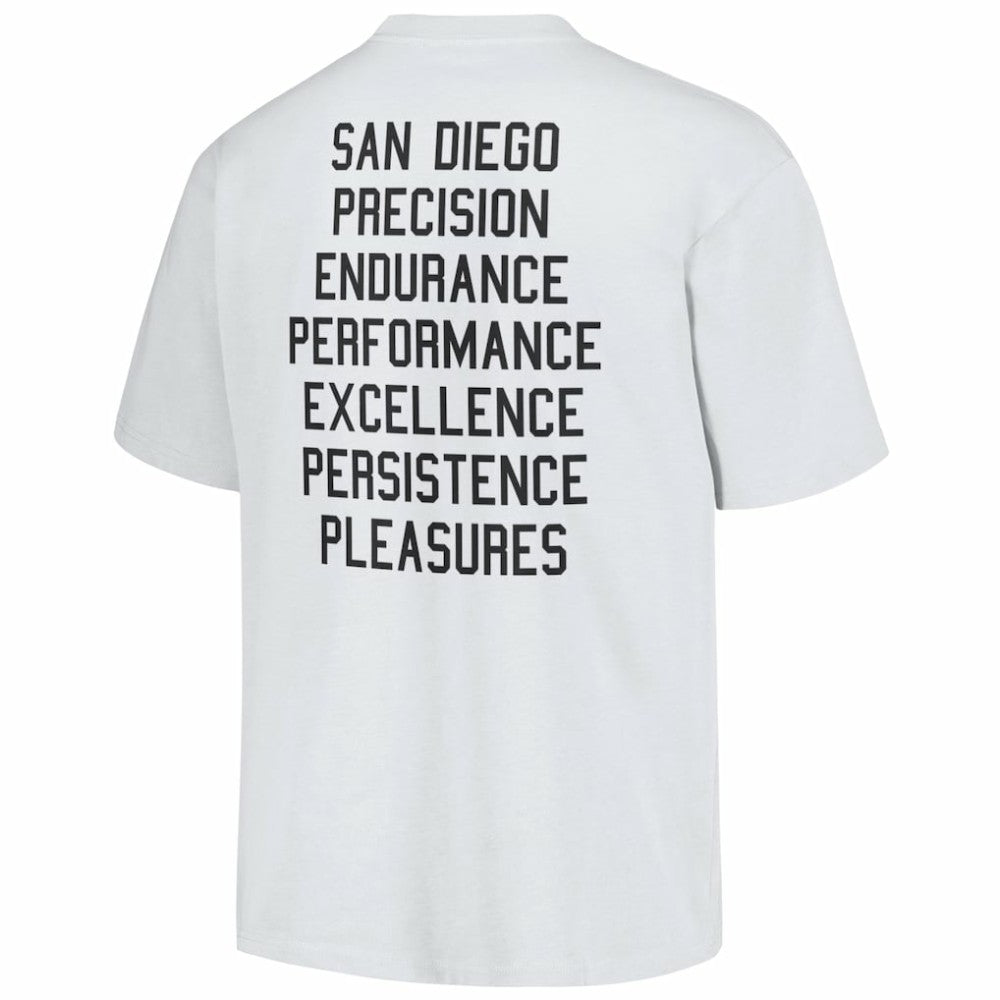 San Diego Padres PLEASURES Precision T-Shirt White