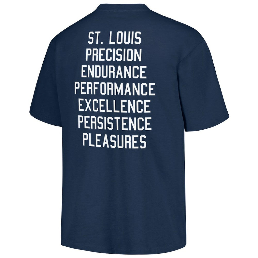 St. Louis Cardinals PLEASURES Precision T-Shirt Navy