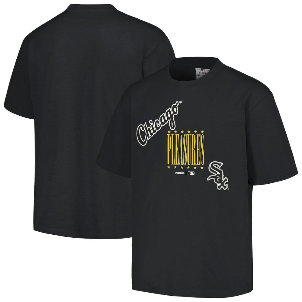 Chicago White Sox PLEASURES Repurpose T-Shirt Black