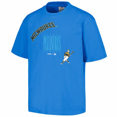 Milwaukee Brewers PLEASURES Repurpose T-Shirt Royal