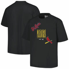 St. Louis Cardinals PLEASURES Repurpose T-Shirt Black