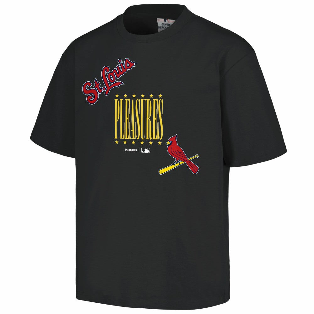 St. Louis Cardinals PLEASURES Repurpose T-Shirt Black
