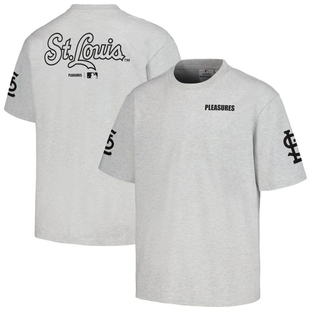 St. Louis Cardinals PLEASURES Team T-Shirt Gray