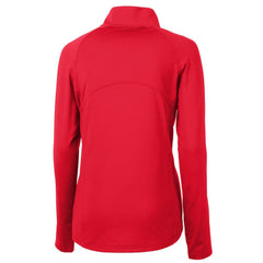 Colorado Rockies Cutter & Buck Women's Americana Logo Adapt Eco Knit Stretch Recycled Half-Zip Pullover Top Red