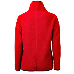 San Diego Padres Cutter & Buck Women's Americana Logo Cascade Eco Sherpa Fleece Half-Zip Pullover Jacket Red