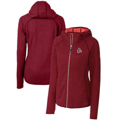 Baltimore Orioles Cutter & Buck Women's Americana Logo Mainsail Sweater-Knit Full-Zip Hoodie Cardinal