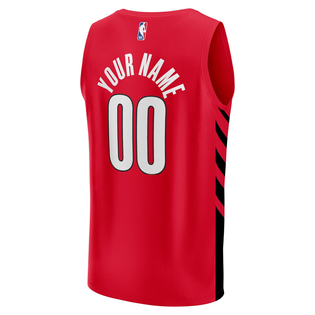 Portland Trail Blazers Fast Break Custom Replica Jersey - Red - Statement Edition
