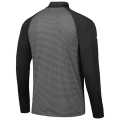 Chicago White Sox Levelwear Charter Striped Raglan Quarter-Zip Top Black