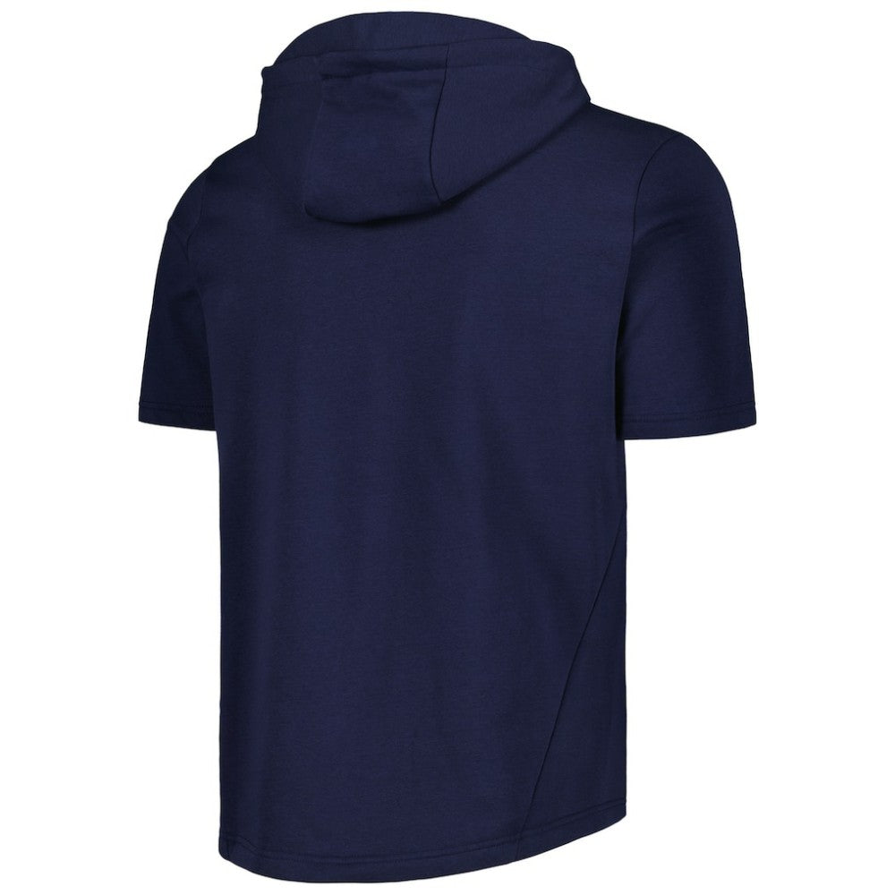 Boston Red Sox Levelwear Recruit Full-Zip Short Sleeve Hoodie Navy