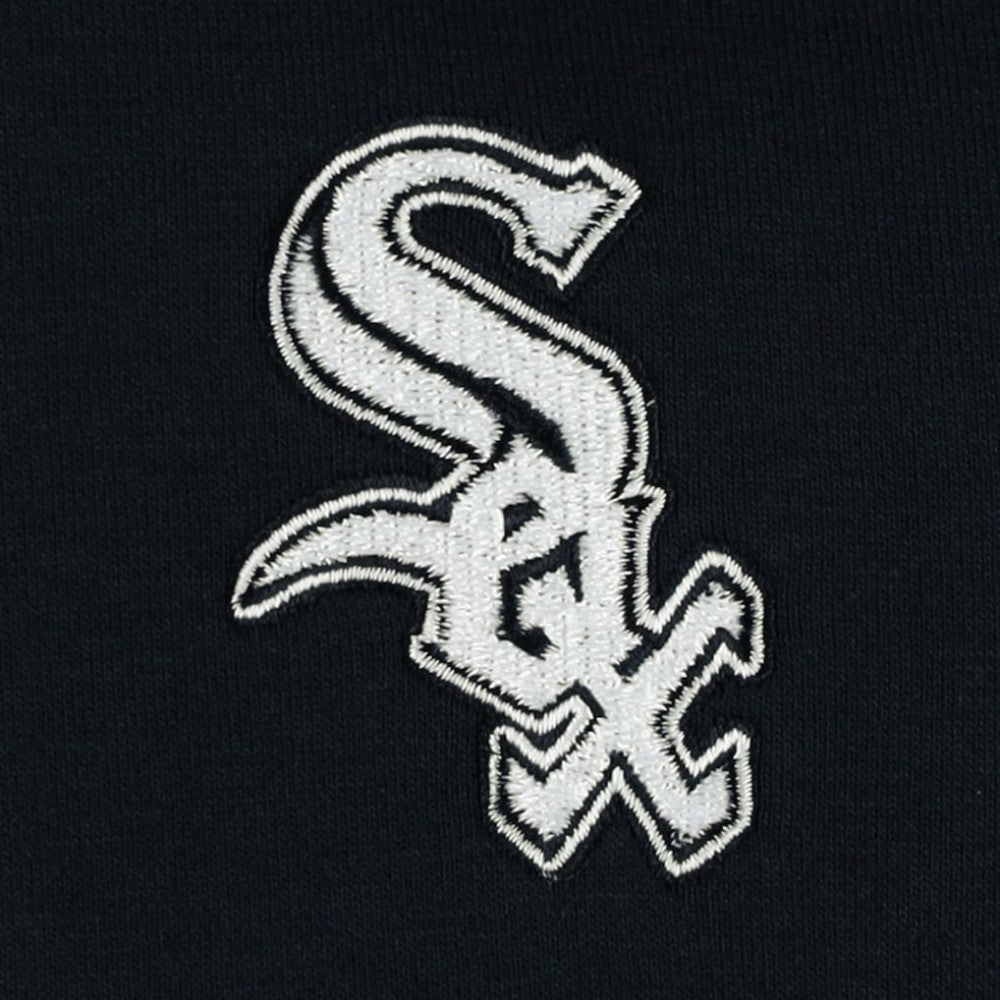 Chicago White Sox Levelwear Recruit Full-Zip Short Sleeve Hoodie Black