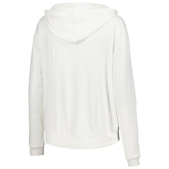 Chicago Blackhawks Concepts Sport Women's Accord Hacci Long Sleeve Hoodie Top White