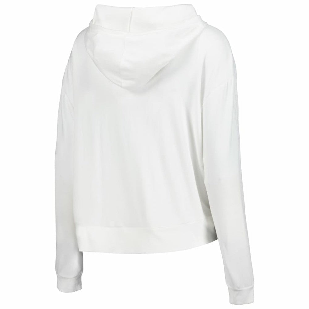 Seattle Kraken Concepts Sport Women's Accord Hacci Long Sleeve Hoodie Top Cream