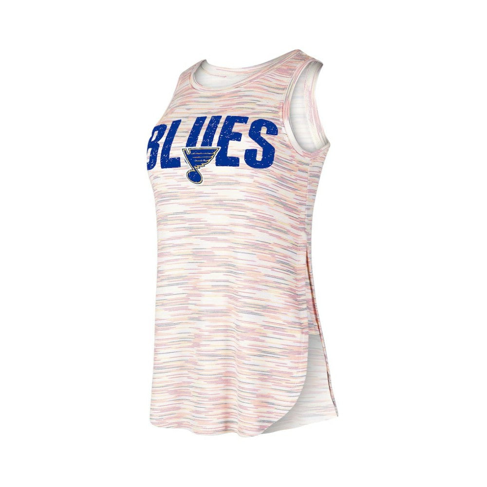 St. Louis Blues Concepts Sport Women's Sunray Multicolor Tri-Blend Tank Top