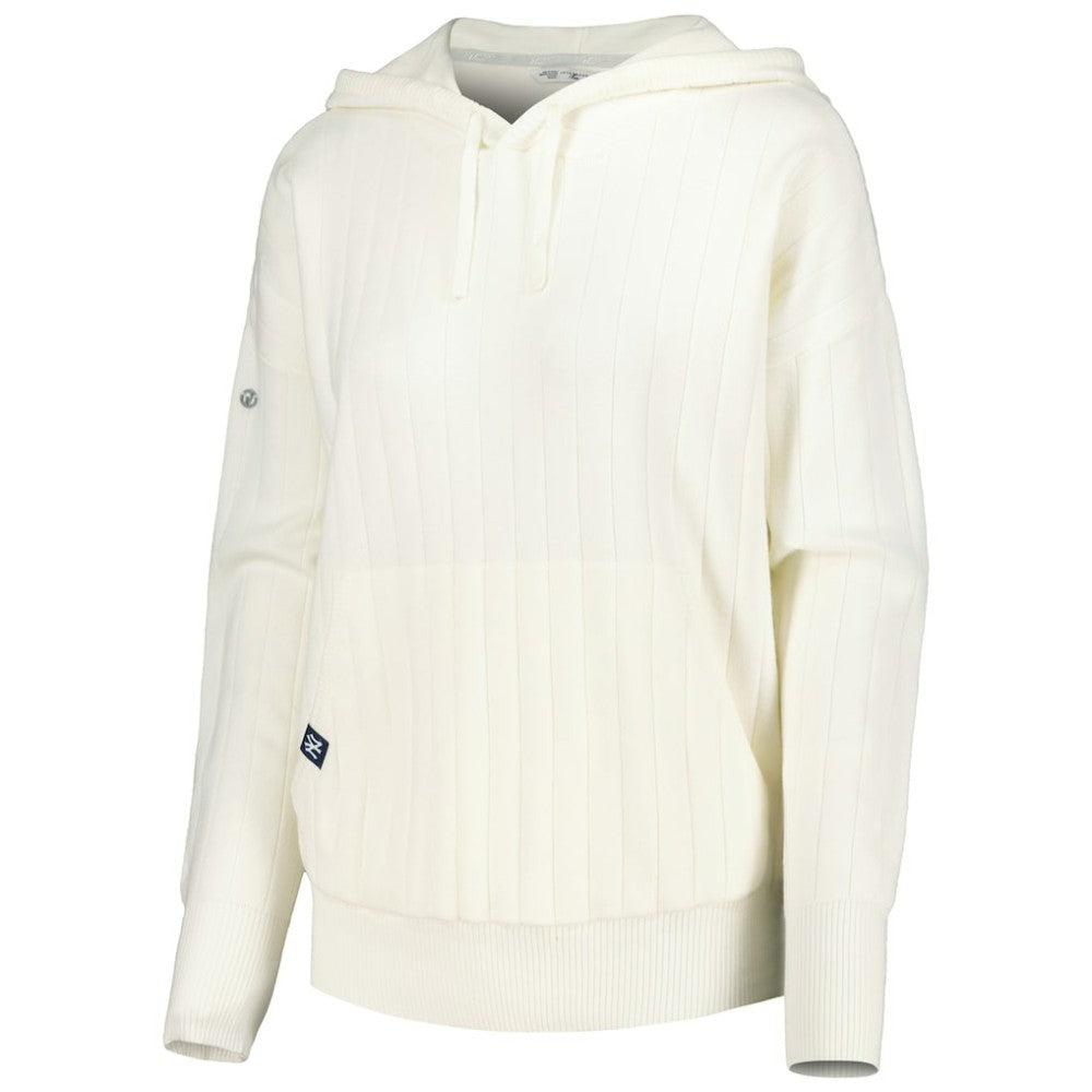 New York Yankees Levelwear Women's Dream Icon Tab Pullover Hoodie White