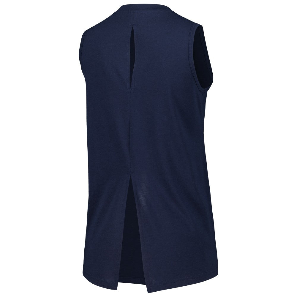 Minnesota Twins Levelwear Women's Paisley Chase V-Neck Tank Top Navy